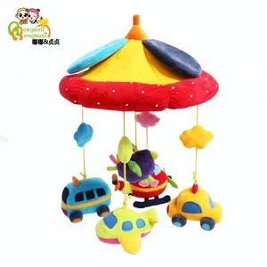 OEM Baby Bed Hanging Bell Toy , Baby Musical spinning mobile Toys