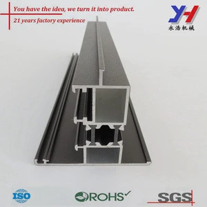 OEM Custom steel angle profile security door aluminium profile speedy rail aluminum