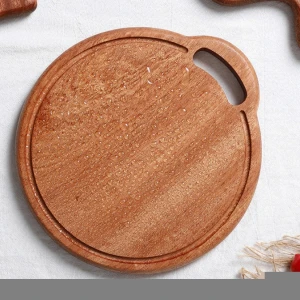 OEM ODM round cheese cute eco friendly set small serving solid thick wood chopping handle fibre bread wooden mini cutting boards