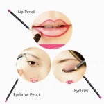 OEM ODM waterproof matte 3 in 1lip liner makeup cruelty free lipstick eyeliner cosmetics private label lip liner high quality