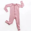 OEM&amp;ODM baby bamboo bodysuit viscose baby clothes organic bamboo onesie solid