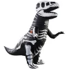 Of high quality adult size large inflatable skeleton dinosaur costume