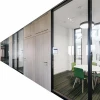 Office glass partition wall modular demountable glass partition wall