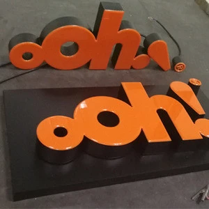office led sign board with 3D channel letters