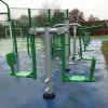 Outdoor Adults And Kds Fitness Equipment With Galvanized Steel Fitness Double Leg Press