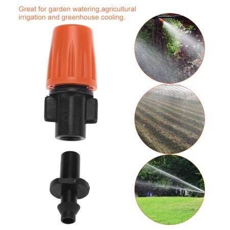 Outdoor Garden  Water Misting Cooling System, 11 sprinklers Tube Watering Kit tyfor Patio Lawn Garden Greenhouse Flower Bed,10M