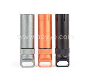 Outdoor portable super-sized outdoor high strength fully sealed waterproof jar tool metal aluminum bottle pill box