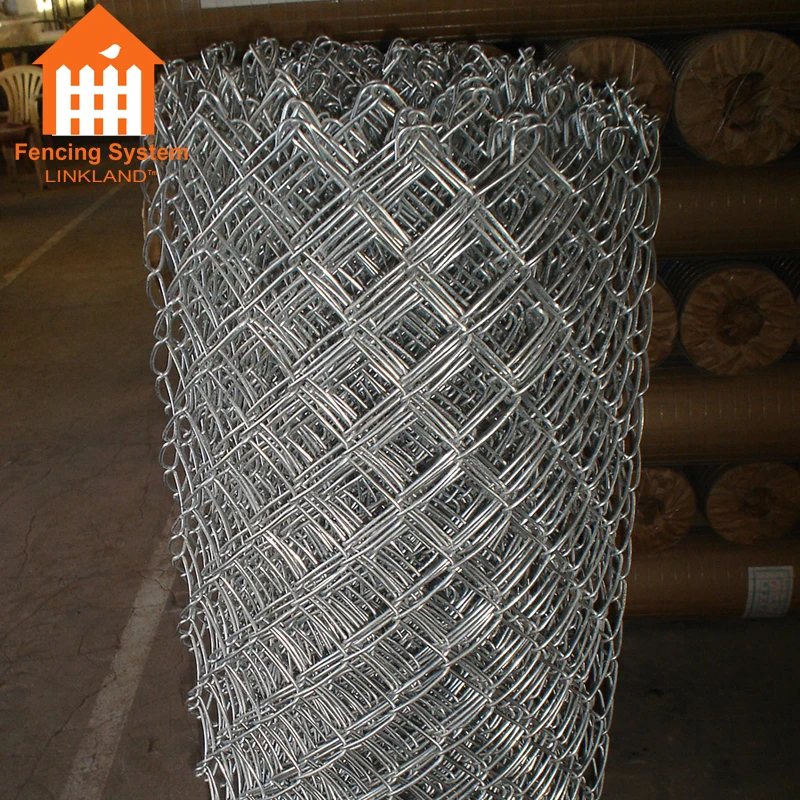 Outdoor Used Galvanized Metal Chain Link Fence With High Quality