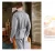 Import Pajama Set for Men Long sleeve nightwear  men pajamas Solid White Ivory Mens Long Sleeve Classic Woven Cotton  PJ Set from China