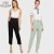 Import Pantalon De Mujer Modern Fashi Women Small Order Daily Wear Vintage Womens Casual Loose Wide Leg Pants from China