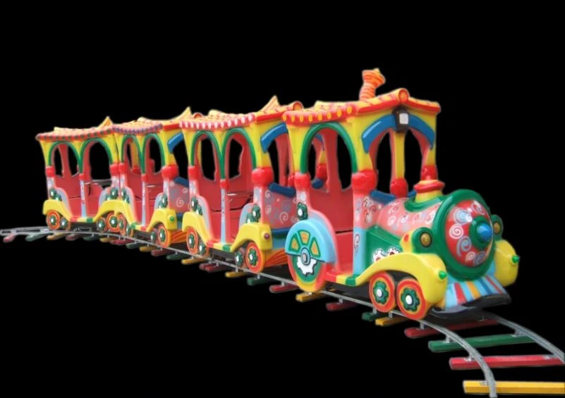 park games small cartoon track train