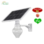 Peach style solar led garden light