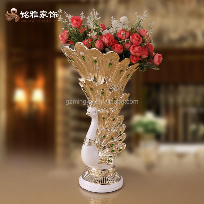 Personalized decoration makes your home beautiful indoor flower luxury vase resin crafts