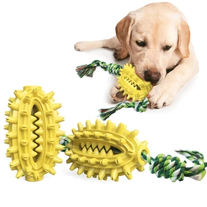 Pet Supplies Interactive Dog Chew Toys With Cotton Rope Dog Toothbrush Toys
