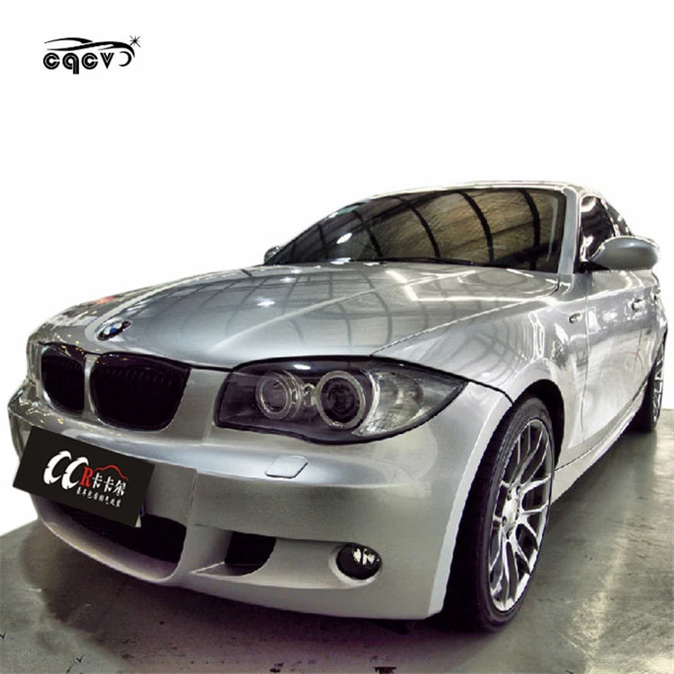 Plastic material mt style body kit for BMW 1 series E87 front bumper rear bumper and side skirts for BMW E87