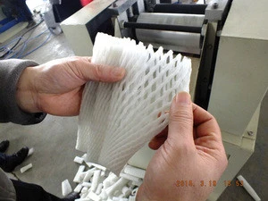 Plastic pe granule raw material making machine for making foam fruit net
