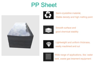 Plastic PP Polypropylene board sheet  used in aquaclture