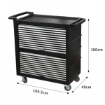 Plastic Service Trolley Dish Caddy  Cart For  Hotel Restaurant Supplies