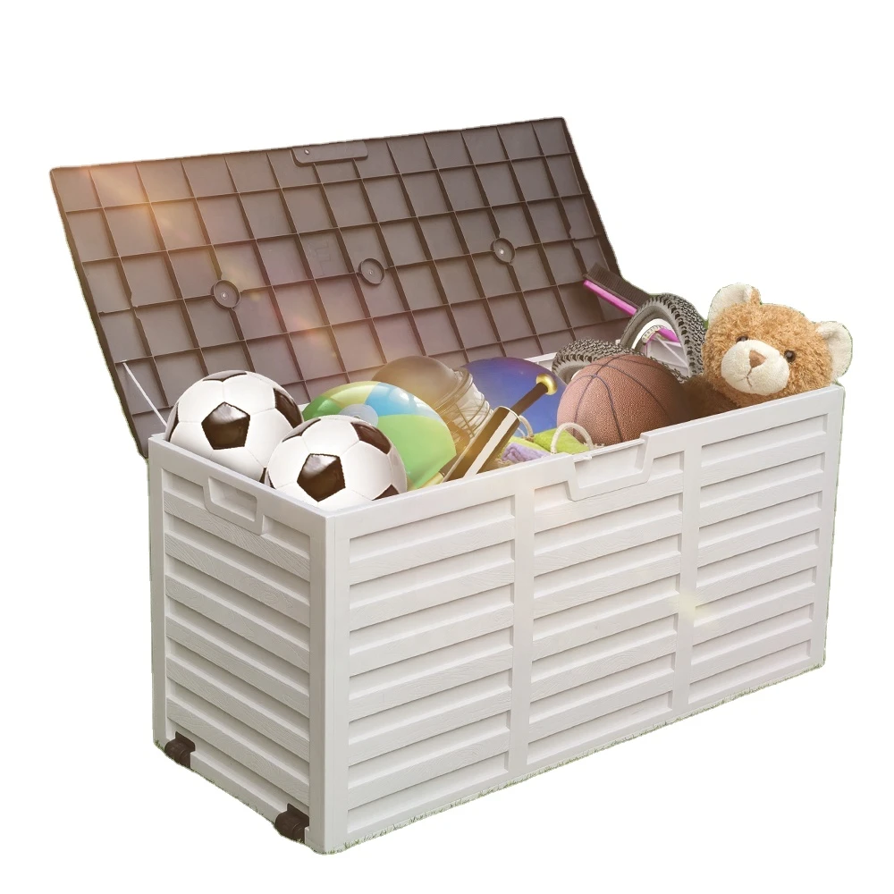 Plastic Weatherproof Outdoor Storage Box /Lockable Garden storage boxes