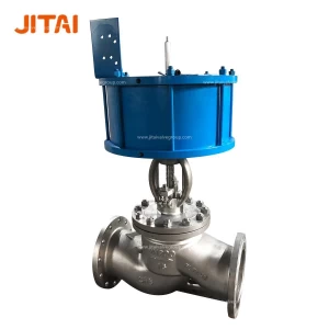 Pn16 Straight Pattern Sdnr Pneumatic Globe Valve for Ammonia