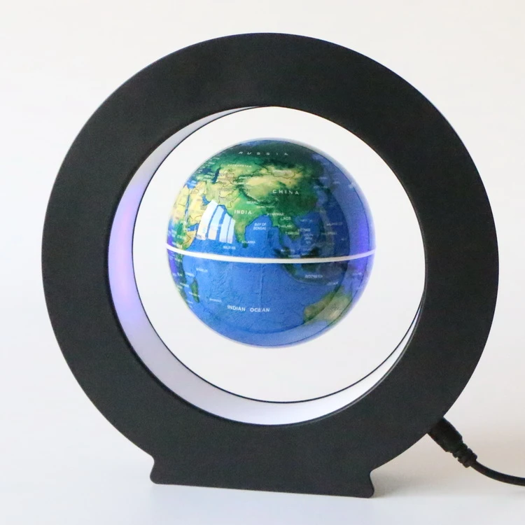 Political World Rotating Geography Educational world globe with light
