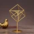Import Popular Nordic Creative Happiness Cube Abstract Light Luxury Iron Art Decoration Gold Metal Small Ornaments For Home Decor from China