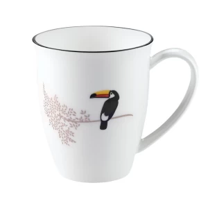 Popular Top Grade Ceramics Matt White Yellow Cheap Coffee Mug For Personalized