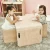 Import Popular wooden indoor playing studying kids convertible table and chairs for kids furniture set from China