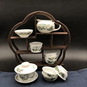 Porcelain Tea Set Ceramics Coffee Set 10Pcs For Home Hotel Restaurant