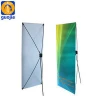 Portable adjustable aluminum x banner stand 80 x 180 cm