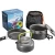Import Portable Alloy Camping Cookware Set Big Picnic Pot Fry Pan Water Kettle Set with bag DS-308 from China