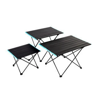 Portable Aluminium Folding Picnic Table for Outdoor Hiking Camping