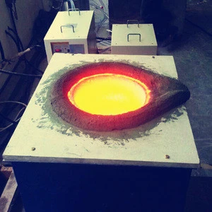 Portable big capacity 500kg iron gold ore induction meltiing furnace for sale