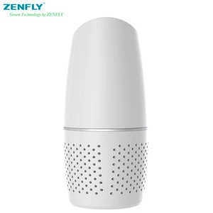 portable hot selling good looking easier handy desktop car air purifier with hepa filters air green popular in foreign countries