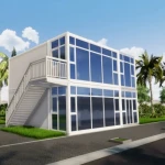 Portable House 20FT 40FT Luxury Prefabricated Container House Homes for Sale Prefab Houses