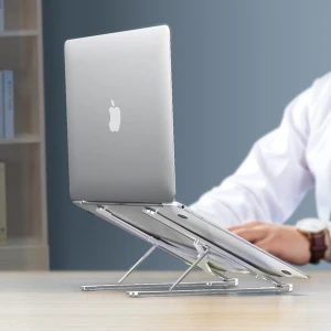 portable metal cooling lightweight desk ventilate ergonomic foldable  aluminum adjustable laptop stand