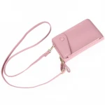 Practical Phone Bag with Strap for Party for Iphone 7/8 Plus Pu Leather Oneplus OEM PU Leather+ Ployester Daily 7098