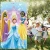 Import Princess Theme Photo Door Banner Princess Face Photography Banner Background Birthday Party Decoration Kids Party Photo Prop from China