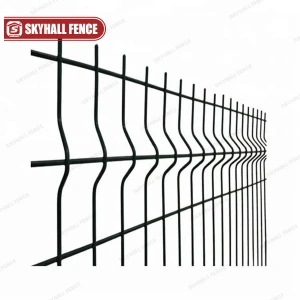 Privacy protection cheap fence post panel wire mesh welded metal fence
