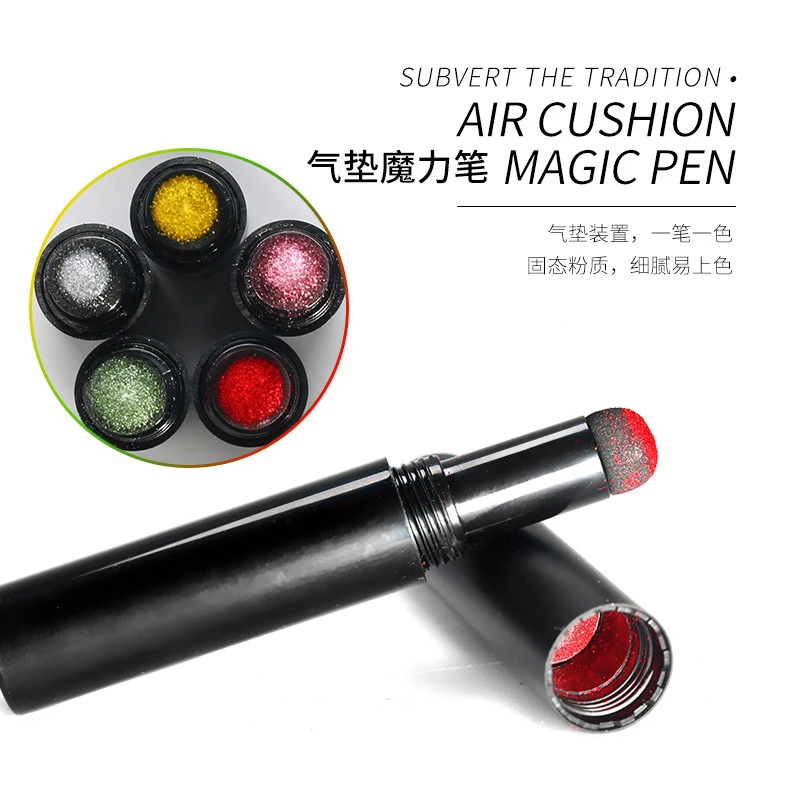 Professional Air Cushion Magic Powder Pen Pastel Chrome Effect