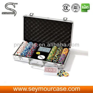 Professional Aluminum Poker Chip Case With 300 Capacity