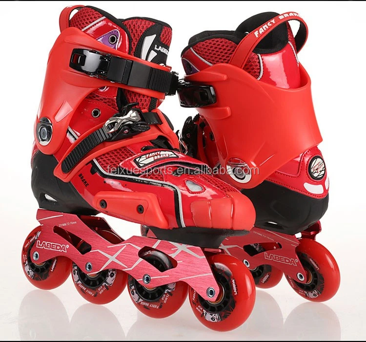 professional brake pulley skate shoes single row roller skates discount