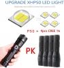 Proffesional Stong Bulb Tactical Military 5000 Lumens Long Range Rechargeable Led Torch Light Flashlight