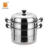 Promotional Gift Set Stainless Steel Outdoor Cooking Pot And Double Boilers Steamer Pot