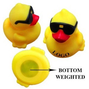 Promotions Bottom weighted rubber duck