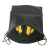 Import PU Leather Headphone Bag Black Waterproof Portable Dirt-resistant Drawstring Pouch Bags For PC Game Headset Protective 260*210mm from China