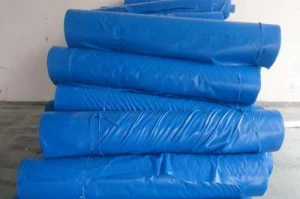 PVC/PE Tarpaulin, Tent Material, Waterproof Outdoor Plastic Sheet Cover, Blue Poly Tarp, HDPE Fabric