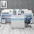 Import QS-OW-X70T04 L-shape office partition laminate clusters modular office workstation from China