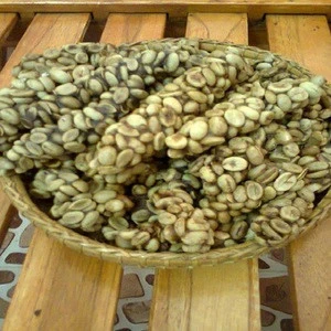 Quality colombian green Arabica roasted coffee beans