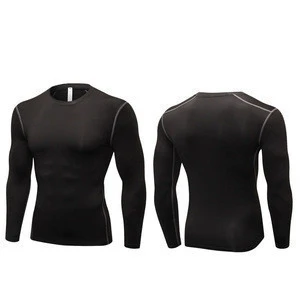 Quick Dry Compression Men Shirt Fitness Tight Running Vest Long Sleeve Sportswear Fast Drying Gym Sport Clothing SL027
